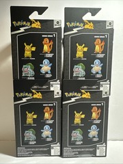 Jazwares Pokémon Select Series 1 Chamander Pikachu Squirtle Bulbasaur Set Of 4