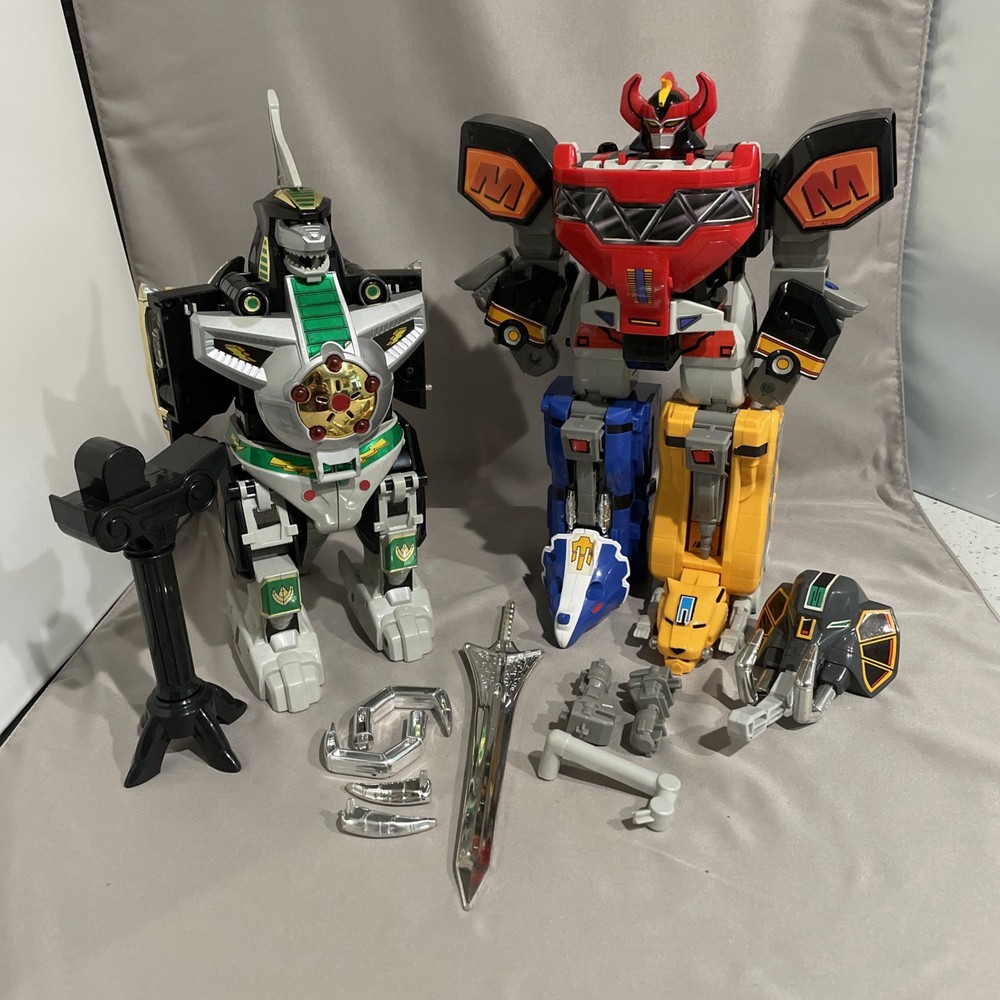 Power Rangers Megazord & Dragonzord Original 1993 Both Complete No Box