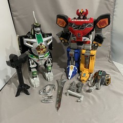 Power Rangers Megazord & Dragonzord Original 1993 Both Complete No Box