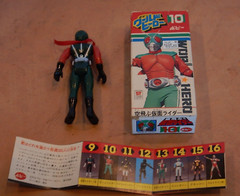 ORIGINAL 1980 POPY WORLD HERO NEW KAMEN RIDER / SKY RIDER FIGURE, #10, NOS
