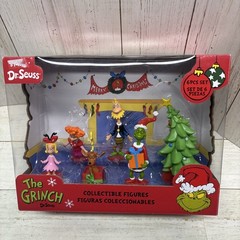 DR SEUSS’ – HOW THE GRINCH STOLE CHRISTMAS – 6PC COLLECTIBLE FIGURES – WHOVILLE
