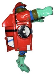 Teenage Mutant Ninja Turtles 1993 Mutation Road Ready Leo Fire Truck Figure TMNT