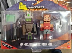 Minecraft DUNGEONS Nameless One and Hal 3″ Action Figures MOJANG – 2019 Mattel