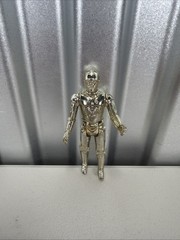 Vintage 1977 Kenner Star Wars Action Figure C-3PO Complete Bright Gold
