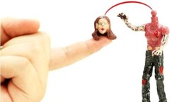 Zombie Action Figure Set – 6 Realistic 4-Inch Figures for Parties & Decoration