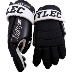 Mylec MK5 Pro Light & Breathable Hockey Gloves – 1 Pair Black & White 9” Small