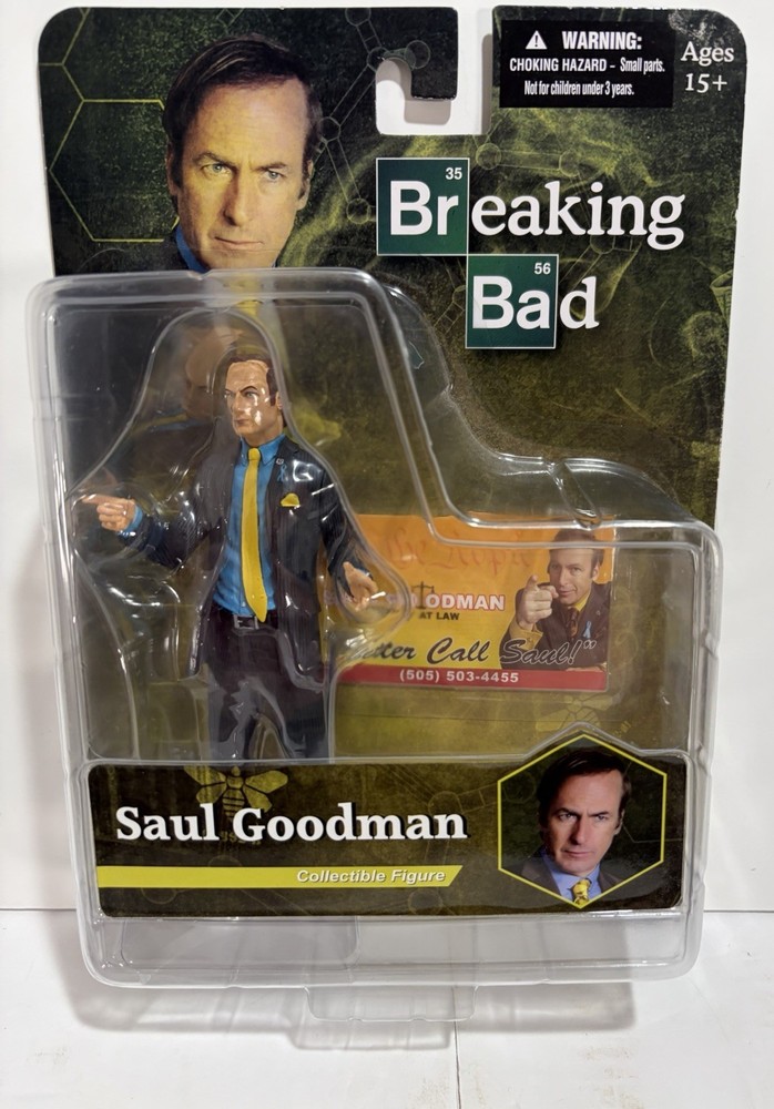 BREAKING BAD SAUL GOODMAN COLLECTIBLE FIGURE MEZCO TOYZ 2014 6″ FACTORY SEALED