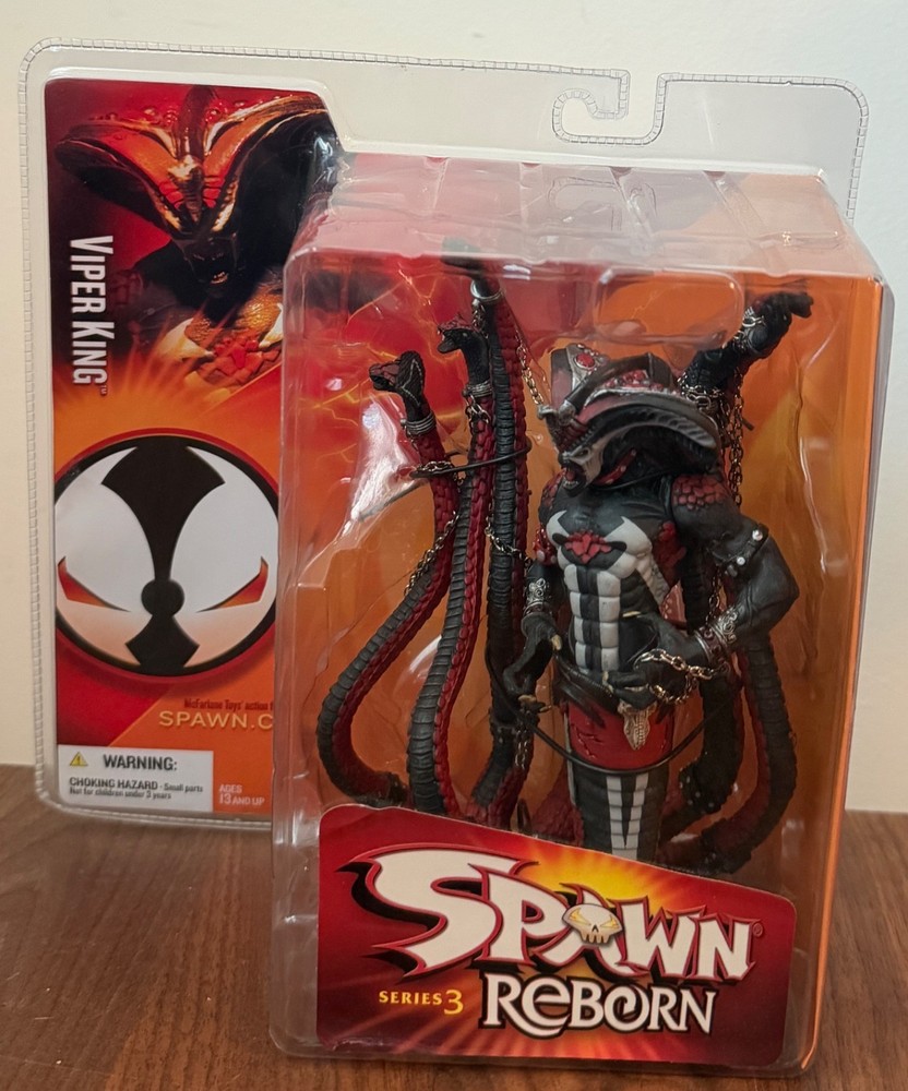 Spawn Reborn Series 3 Viper King Action Figure New Sealed Clear Bubble