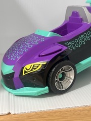 Paw Patrol Cat Pack Shade Purple & Teal Vehicle Car With Tail That Moves! Nice.