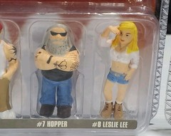 Set Of 3 Micro Icons Bikers Series 1 .All have magnetic feet 2000-2009 Original
