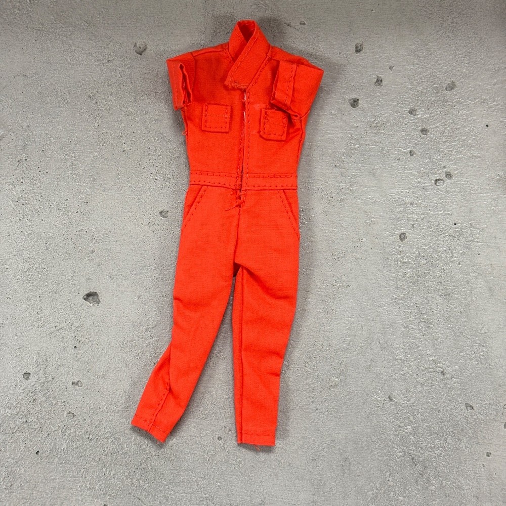 SU-CH-S-SWKS-OR: 1/12 Orange Fabric Prison Outfit for 6″ slim body