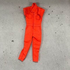 SU-CH-S-SWKS-OR: 1/12 Orange Fabric Prison Outfit for 6″ slim body