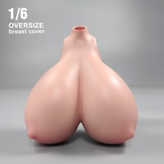 1:6 Suntan Super Large Breast Bust Cover Fit 12” Female PH Action Figure Dolls