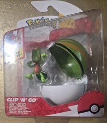 POKEMON CLIP N GO BATTLE FIGURE NEST BALL TREECKO NIB