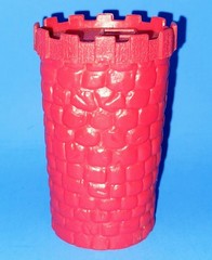 Vintage Arco Dragons N’ Monsters Figures & Red Headsgone Tower Castle Set Toy
