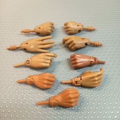 1/6 Scale BARE HAND SINGLES MIXED LOT 12″ Action Figure Toy Replacement Part