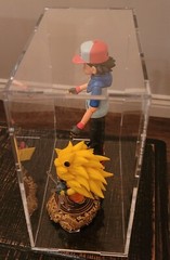 Ash Ketchum Pokemon Trainer Figure Jakks 6.5″ & Pikachu Goku DBZ Cosplay Figure