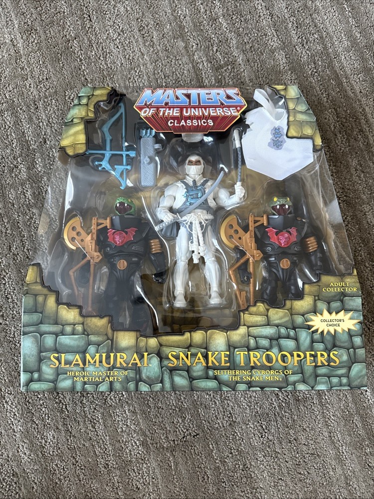 Masters of the Universe Classics Slamurai & Snake Troopers MOTUC POWER-CON MINT!