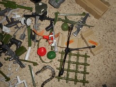 Coleco Rambo Savage Strike Headquarters HQ Base Vintage parts to Complete lot