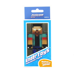 Herobrine Boy Action Figure Toy, 4 Inch Custom Series Figurines, EnderToys
