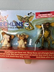 Gremlins Collectible Figure Set Gizmo Stripe Original Manufacture Rare 1984