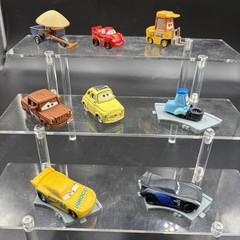 Disney Pixar Cars Plastic & Mini Die cast Mater Luigi Lightning McQueen 8 Piece