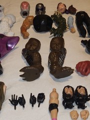 Action Figure Parts And Accessories Lot