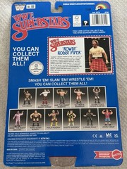 WWE LJN SUPERSTARS ROWDY RODDY PIPER BLACK CARD CHASE & PIPER BLUE CARD *IN HAND