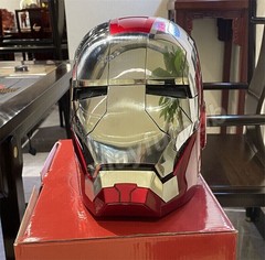 Iron Man MK5 AUTOKING 1:1 Helmet Wearable Voice control Cosplay Prop IN STOCK