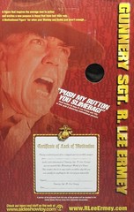 1:6 scale Sideshow Talking USMC Gunnery Sgt. R Lee Ermey Male Body 12″ Figure