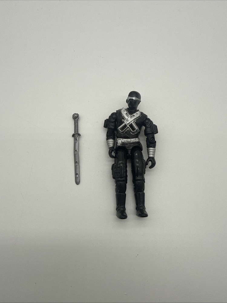GI Joe Cobra Snake Eyes V3 1989 Action Figure ARAH W/Sword