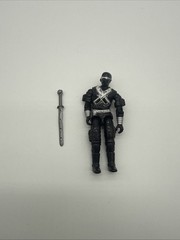 GI Joe Cobra Snake Eyes V3 1989 Action Figure ARAH W/Sword