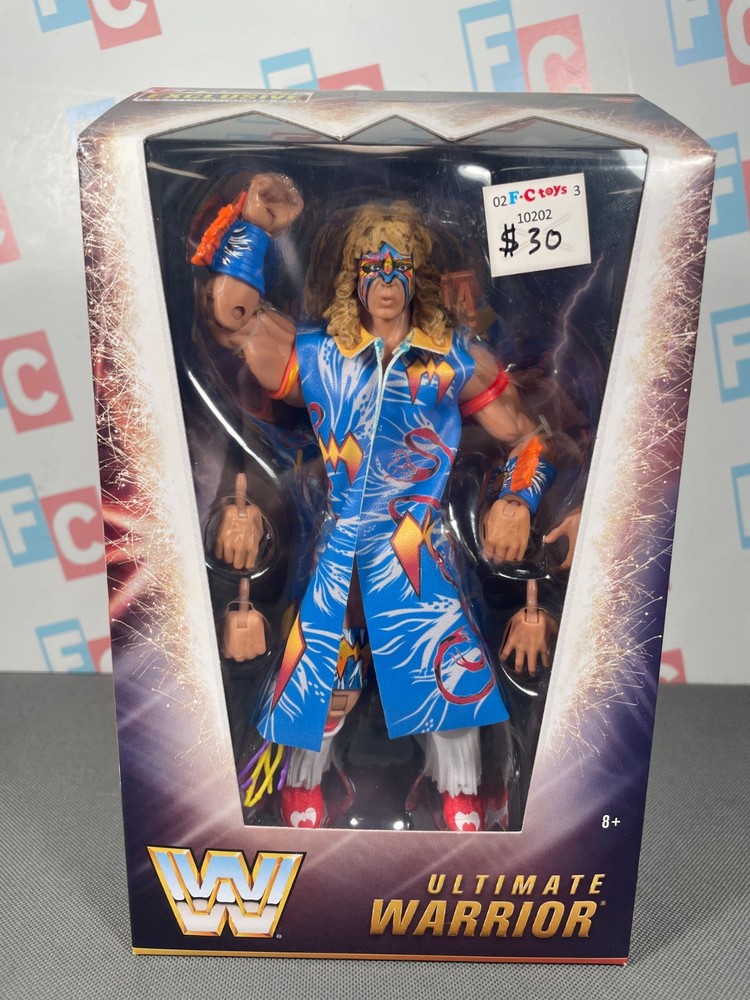 WWE Wrestling Mattel Elite Wrestlemania XII 12 The Ultimate Warrior Figure Exclu