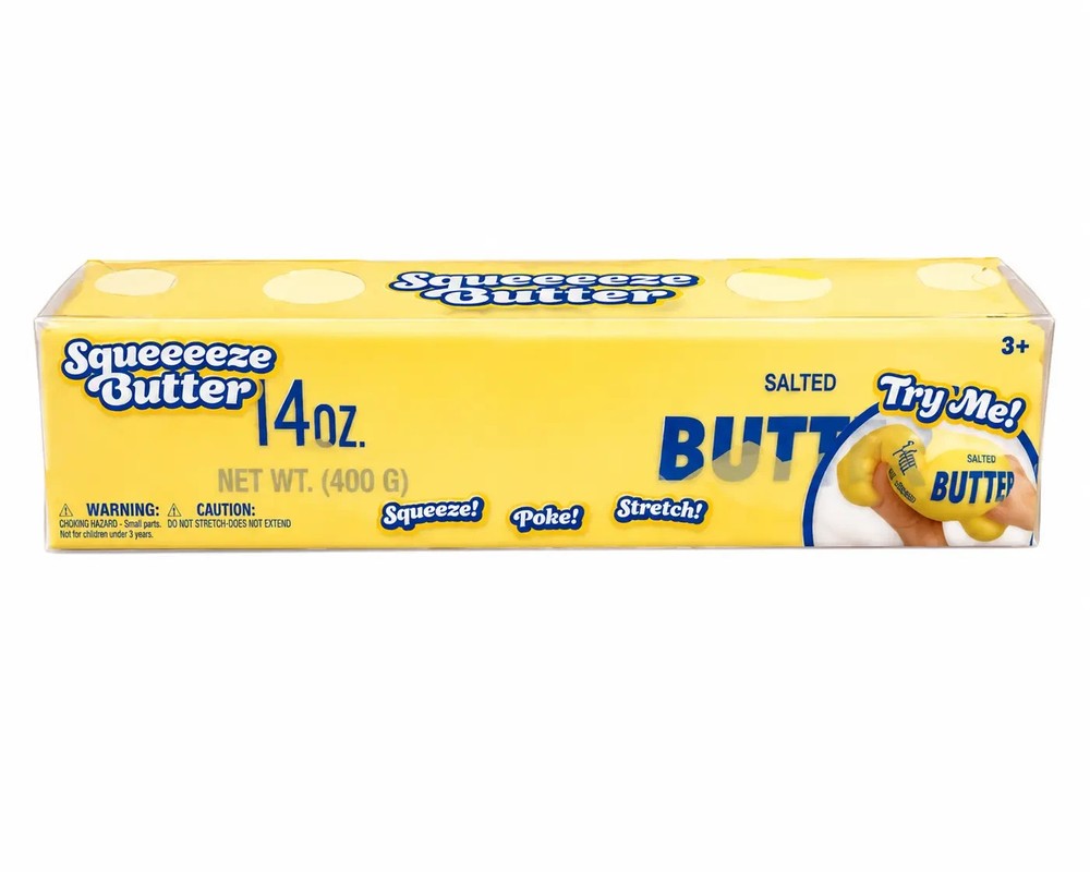 Squeeeeze Butter 14 oz. Large Squishy Sensory Toy by Toymendous!