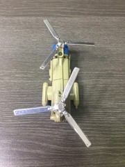1985 Go Bots TWIN SPIN Complete w/ Card Back Bandai Tonka Figure Gobots 42