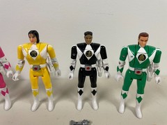 VINTAGE 1993 BANDAI MIGHTY MORPHIN POWER RANGERS AUTO MORPH ACTION FIGURES FLIP