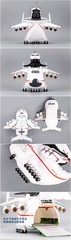 FOR AN-225 Transport Aircraft Cute Version 3D Printed Models Gift