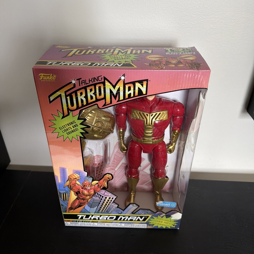 Funko Talking TURBO MAN 13.5″ Action Figure 2021 Walmart Exclusive NEW in BOX!