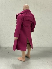 SU-RG-LTC-PP: 1/12 Purple Wired Trench Coat for 6 inch action figure