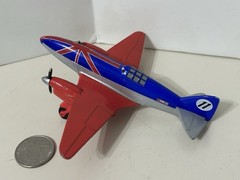 Disney Pixar Planes British Bulldog no.11 Die-cast Plastic Toy Plane Mattel Toys
