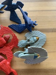 1986 Kenner Vintage Silverhawks Action Figure Accessory Lot Of 12 Birds Weapon!