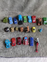 22 Disney Pixar Cars Movie Mixed Character Vehicles – Die cast/Plastic – Toy Car