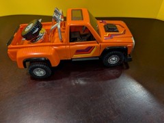 1985 Kenner M.A.S.K. Firecracker with Hondo MacLean & Motorcycle