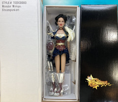 2012 16″ TONNER STEAMPUNK #1 WONDER WOMAN DC COMICS SUPER HERO GIRL DOLL NRFB
