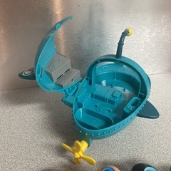 2010 Mattel Octonauts GUP A Mission Submarine + 5 Figs Peso Inkling Kwazii Dashi