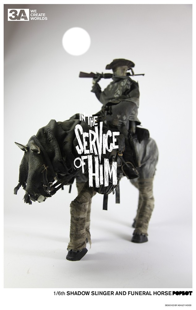 ThreeA Popbot Dark Cowboy in the Service of Him Super Set 1/6 SEALED SDCC 2026