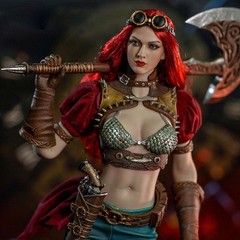 1/6 12″ Punk Red Sonja Female DELUXE Figure Phicen TBLeague PL2019-140