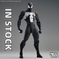 CT Toys Messtoys Symbiote Spider-Man Black Spider Action Figure Boxed (US STOCK)