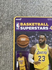 LeBRON JAMES Los Angeles Lakers #23 Super7 Action Figure Home Uniform WAVE 2 NBA