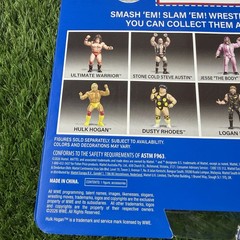 LJN WWE Superstars Series 2 Jesse The Body Ventura Blue Card Variant By Mattel